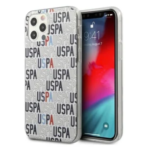 US Polo USHCP12LPCUSPA6 iPhone 12 Pro Max 6,7" biały/white Logo Mania Collectioneng