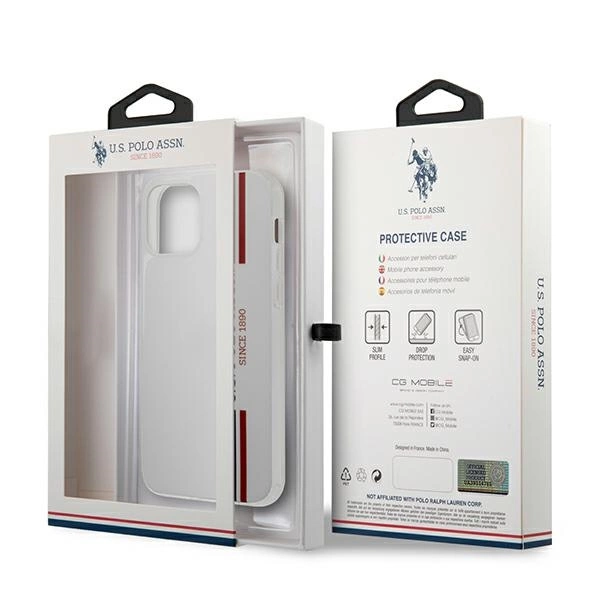 US Polo USHCP12LPCUSSWH iPhone 12 Pro Max 6,7" biały/white Tricolor Collectioneng