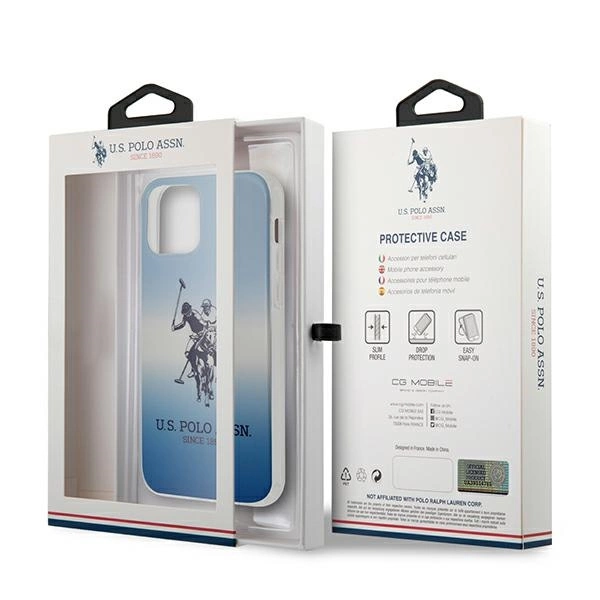 US Polo USHCP12MPCDGBL iPhone 12/12 Pro 6,1" niebieski/blue Gradient Collectioneng