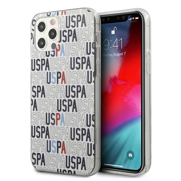 US Polo USHCP12MPCUSPA6 iPhone 12/12 Pro 6,1" biały/white Logo Mania Collectioneng