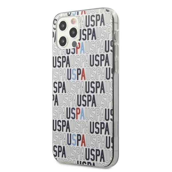 US Polo USHCP12MPCUSPA6 iPhone 12/12 Pro 6,1" biały/white Logo Mania Collectioneng