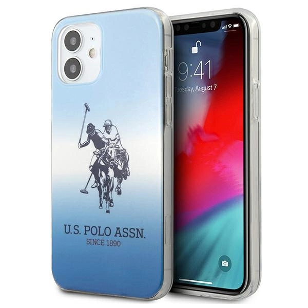 US Polo USHCP12SPCDGBL iPhone 12 mini 5,4" niebieski/blue Gradient Collectioneng