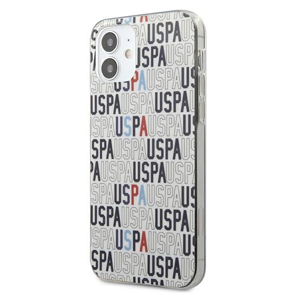 US Polo USHCP12SPCUSPA6 iPhone 12 mini 5,4" biały/white Logo Mania Collectioneng