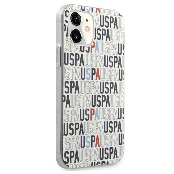 US Polo USHCP12SPCUSPA6 iPhone 12 mini 5,4" biały/white Logo Mania Collectioneng