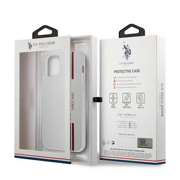 US Polo USHCP12SPCUSSWH iPhone 12 mini 5,4" biały/white Tricolor Collectioneng