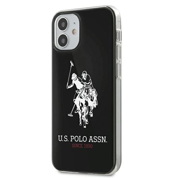 US Polo USHCP12STPUHRBK iPhone 12 mini 5,4" czarny/black Shiny Big Logoeng