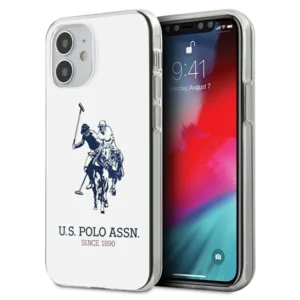 US Polo USHCP12STPUHRWH iPhone 12 mini 5,4" biały/white Shiny Big Logoeng