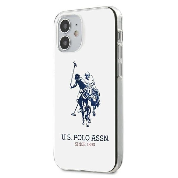 US Polo USHCP12STPUHRWH iPhone 12 mini 5,4" biały/white Shiny Big Logoeng