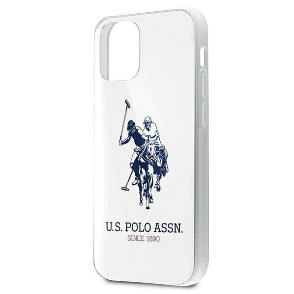 US Polo USHCP12STPUHRWH iPhone 12 mini 5,4" biały/white Shiny Big Logoeng