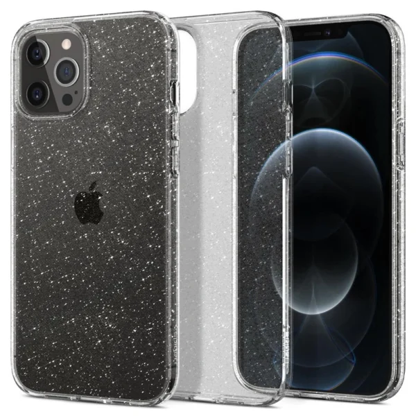 Spigen Liquid Crystal Case for iPhone 12 / iPhone 12 Pro - Clear Glittereng