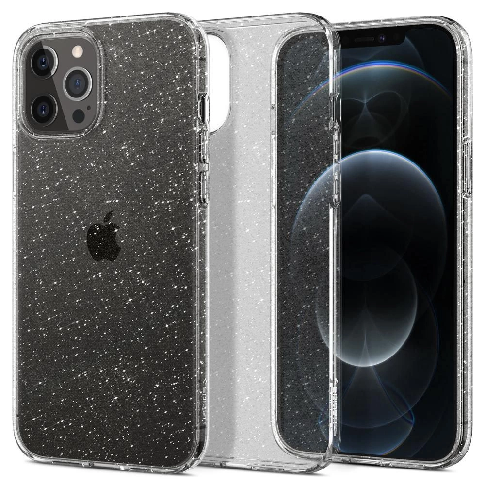 Spigen Liquid Crystal Case for iPhone 12 / iPhone 12 Pro - Clear Glittereng