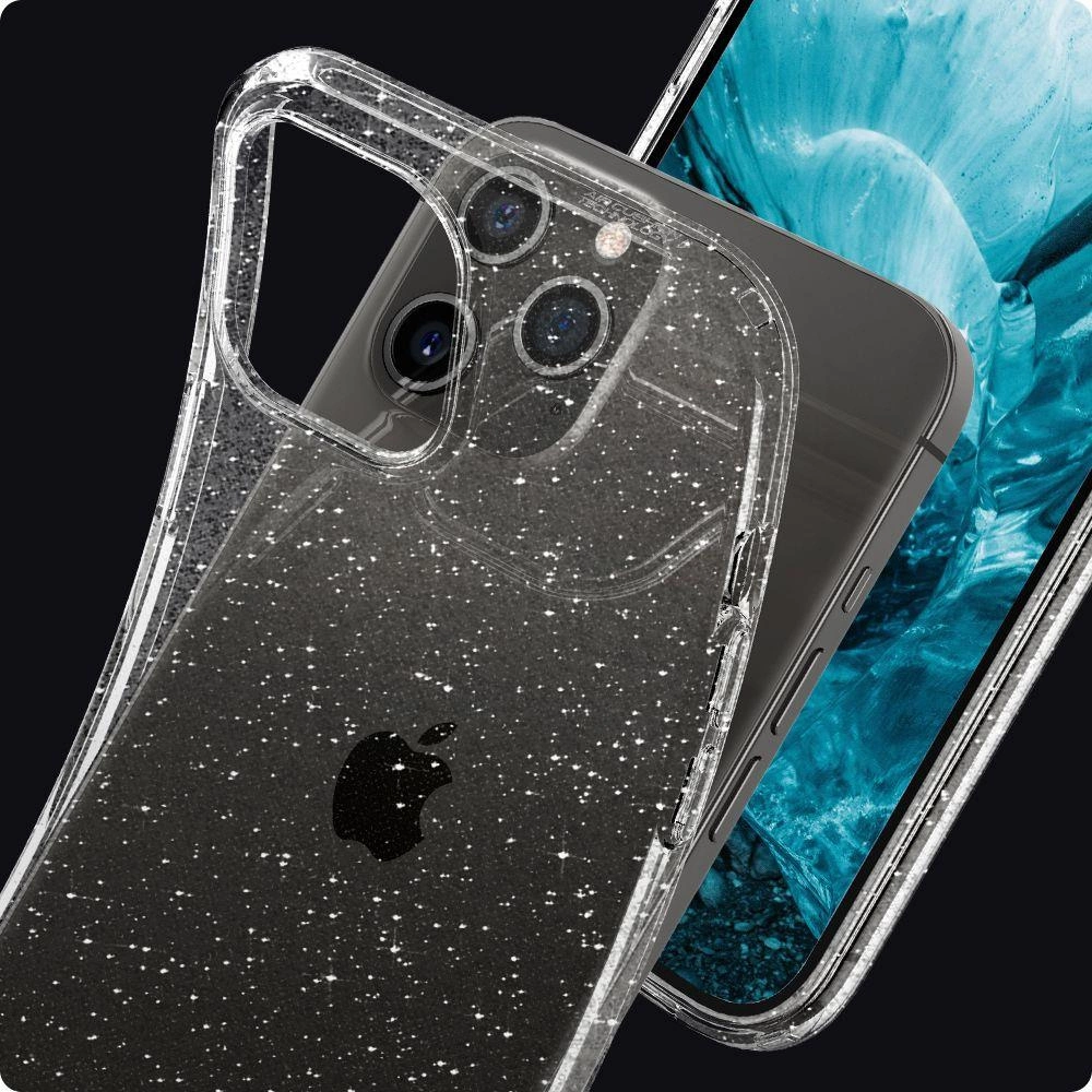 Spigen Liquid Crystal Case for iPhone 12 / iPhone 12 Pro - Clear Glittereng