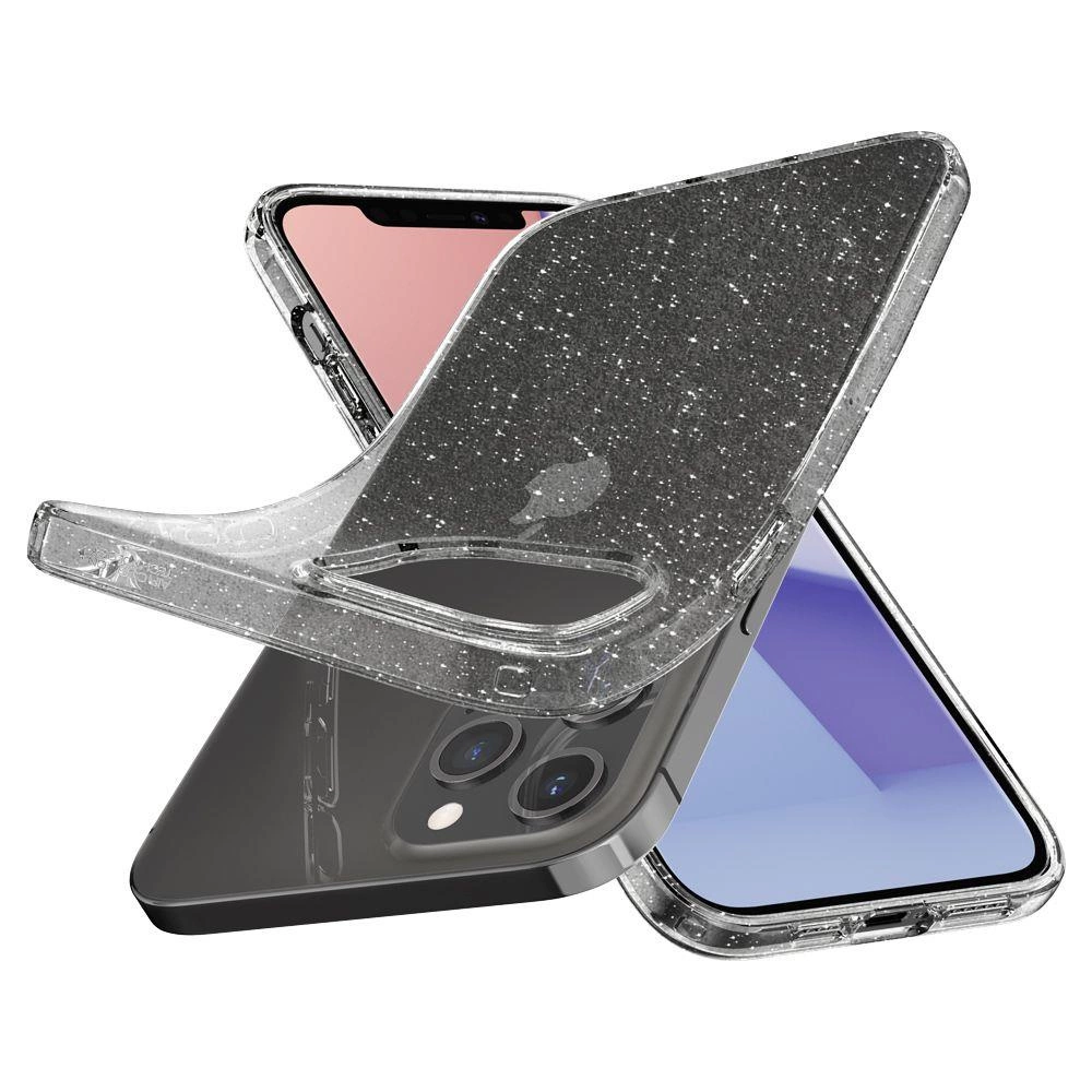 Spigen Liquid Crystal Case for iPhone 12 / iPhone 12 Pro - Clear Glittereng
