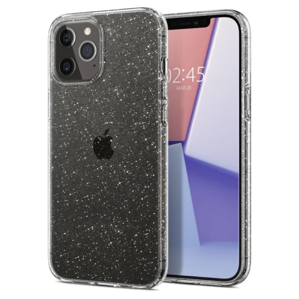 Spigen Liquid Crystal Case for iPhone 12 / iPhone 12 Pro - Clear Glittereng