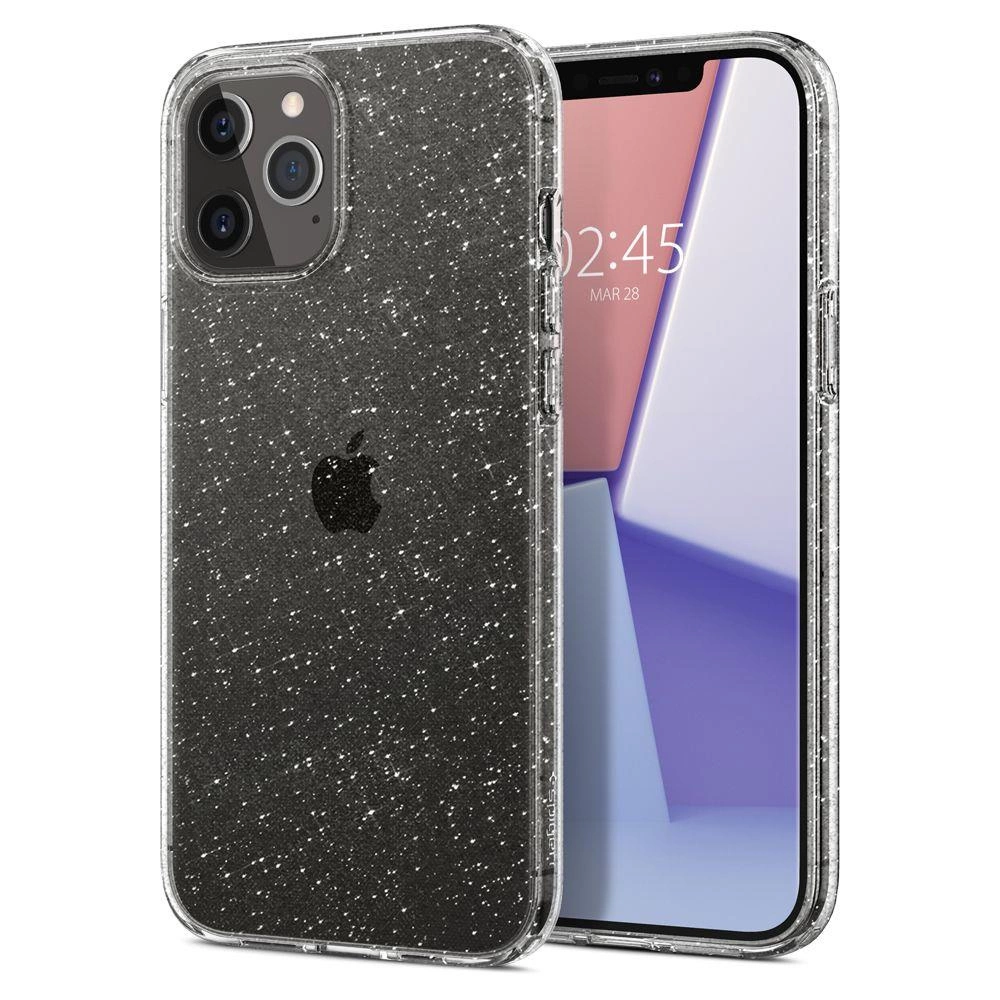 Spigen Liquid Crystal Case for iPhone 12 / iPhone 12 Pro - Clear Glittereng