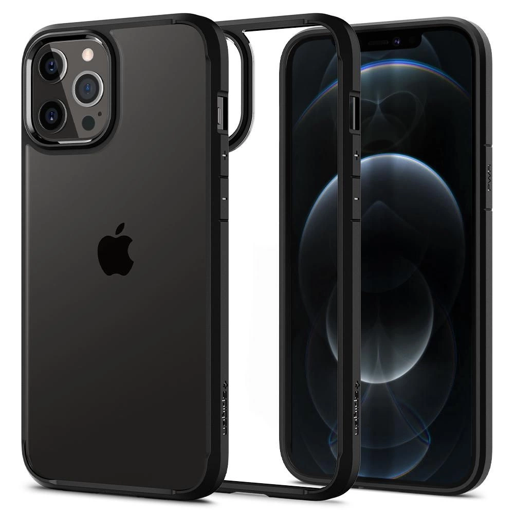 Spigen Ultra Hybrid Case for iPhone 12 / iPhone 12 Pro - Matte Blackeng