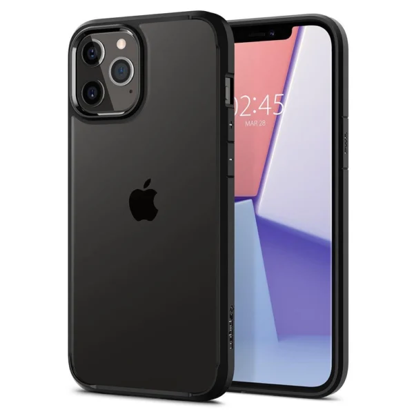 Spigen Ultra Hybrid Case for iPhone 12 / iPhone 12 Pro - Matte Blackeng