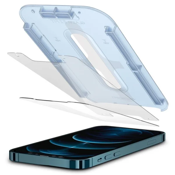 Spigen Glas.tR EZ Fit Tempered Glass for iPhone 12 Pro Max - 2 pcs.eng