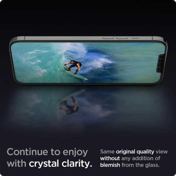 Spigen Glas.tR EZ Fit Tempered Glass for iPhone 12 / iPhone 12 Pro - 2 pcs.eng
