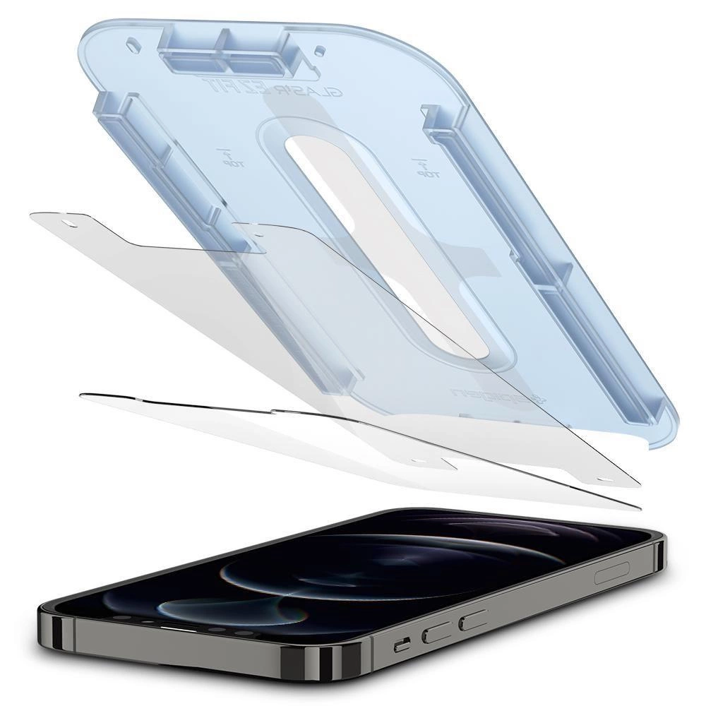 Spigen Glas.tR EZ Fit Tempered Glass for iPhone 12 / iPhone 12 Pro - 2 pcs.eng