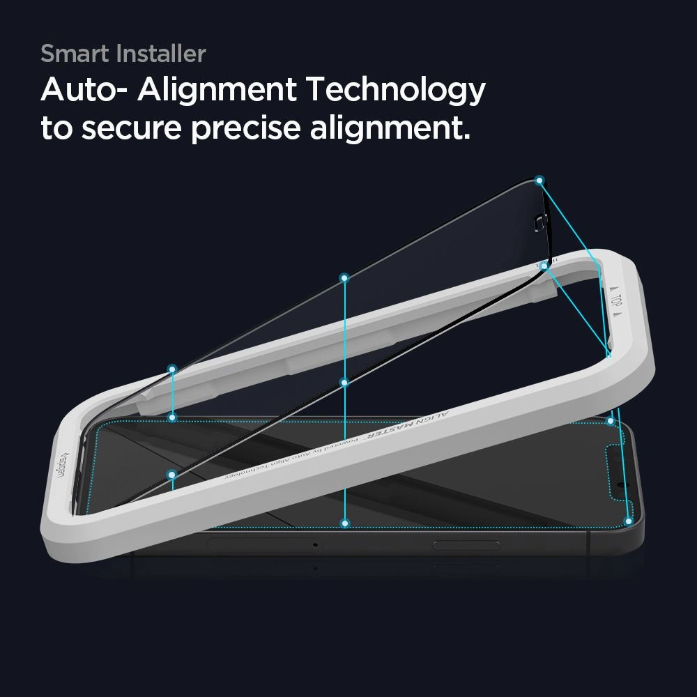 Spigen ALM Glass FC Tempered Glass for iPhone 12 / iPhone 12 Pro - Black 2 pcs.eng