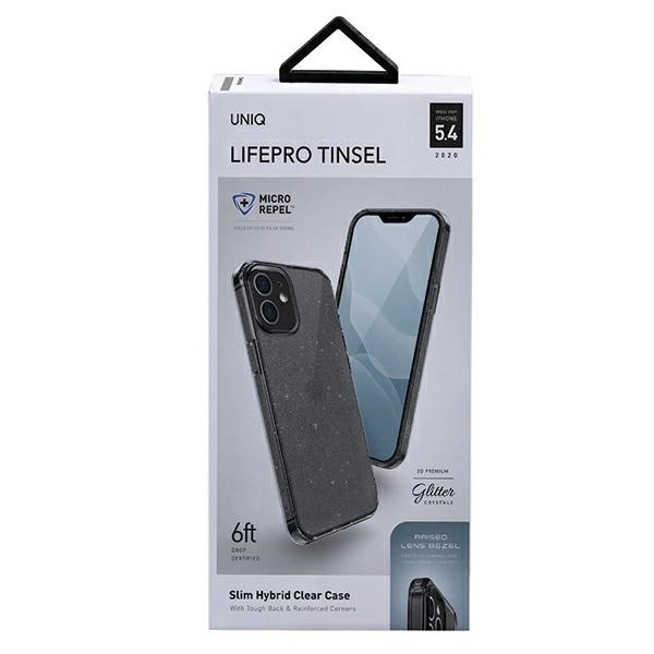 Uniq LifePro Tinsel case for iPhone 12 mini - blackeng