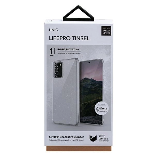 Uniq LifePro Tinsel case for Samsung Galaxy Note 20 - transparenteng