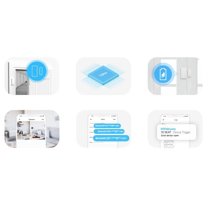 Sonoff SNZB-04 ZigBee wireless window door opening detector white (SNZB-04)eng