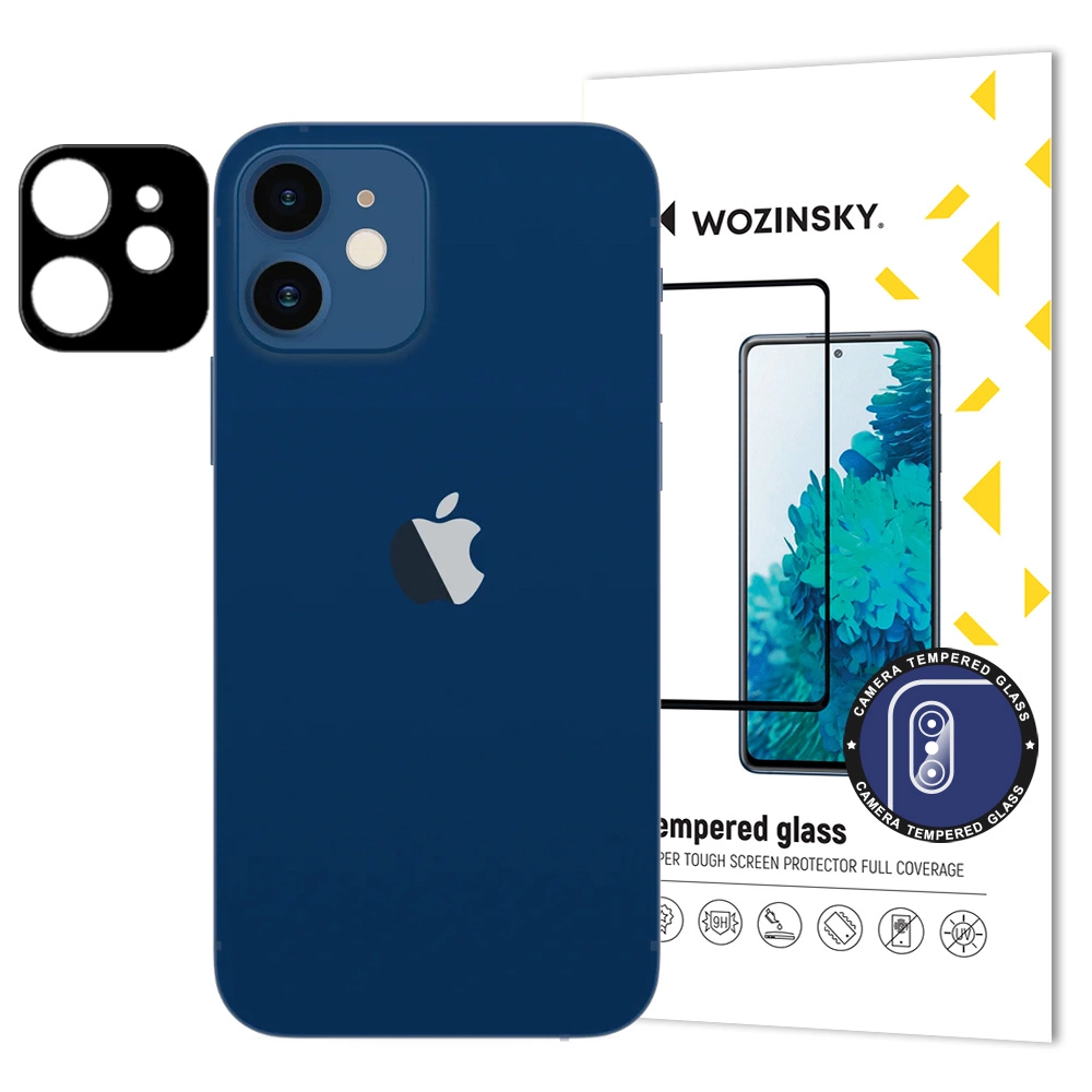 Tempered glass for the Wozinsky Full Camera Glass 9H for iPhone 12eng
