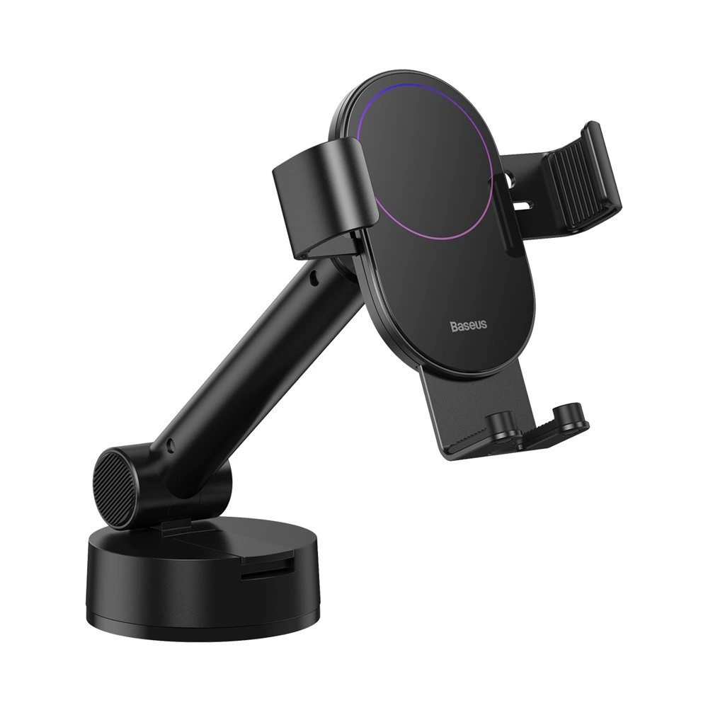 [AFTER RETURN] Baseus telescopic gravity car holder for windshield, dashboard black (SUYL-JY01)eng