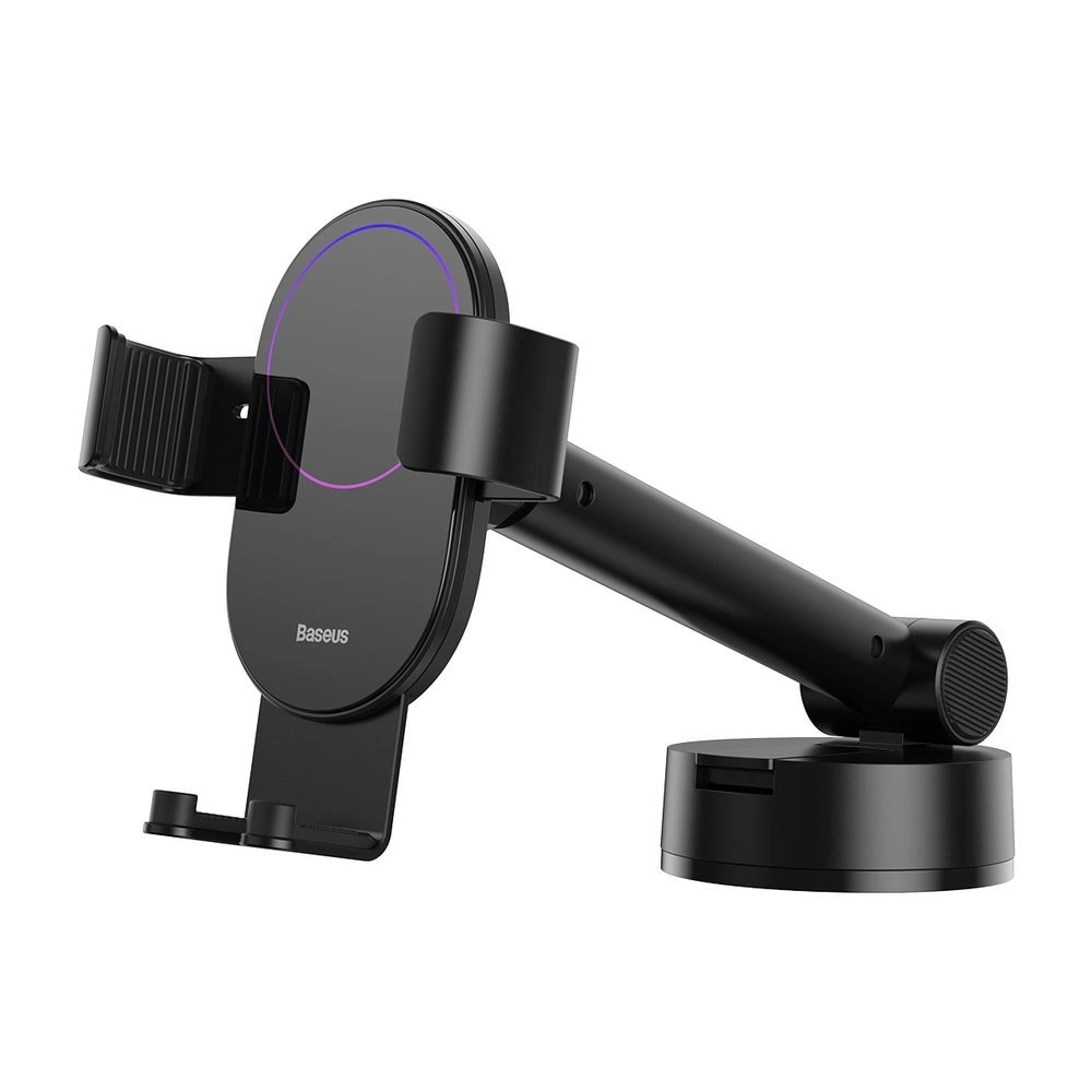 [AFTER RETURN] Baseus telescopic gravity car holder for windshield, dashboard black (SUYL-JY01)eng