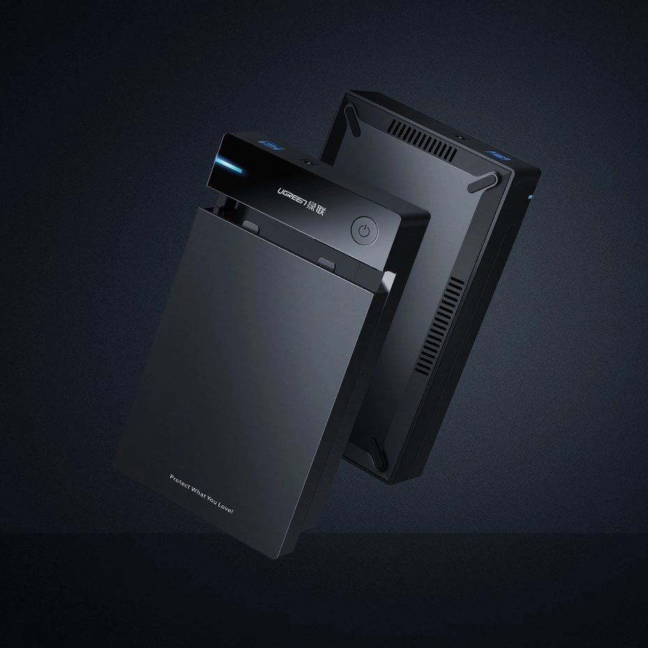 [ON RETURN] Ugreen HDD bay SATA 3.5 '' drive USB 3.0 black (50422)eng
