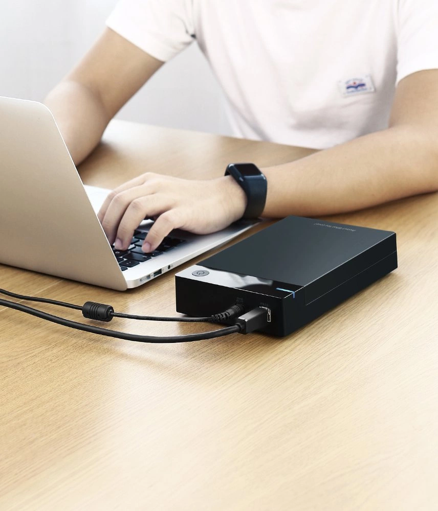 [ON RETURN] Ugreen HDD bay SATA 3.5 '' drive USB 3.0 black (50422)eng