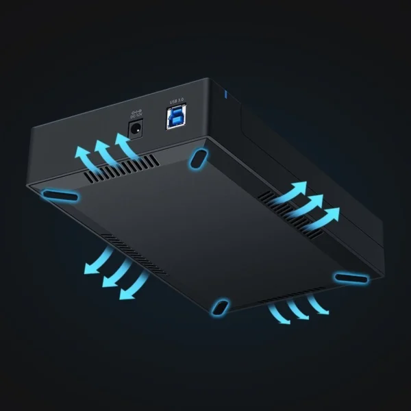 [ON RETURN] Ugreen HDD bay SATA 3.5 '' drive USB 3.0 black (50422)eng