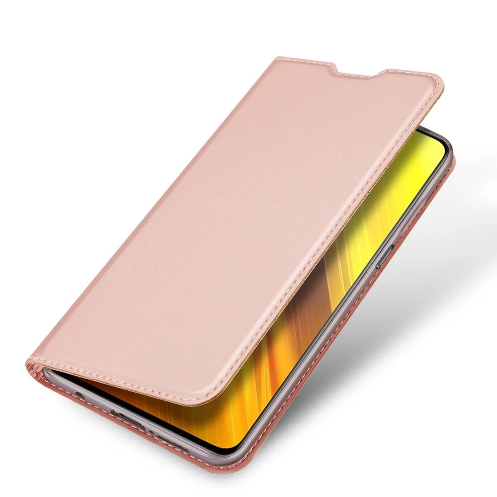 DUX DUCIS Skin Pro Bookcase type case for Xiaomi Poco X3 NFC / Poco X3 Pro pinkeng