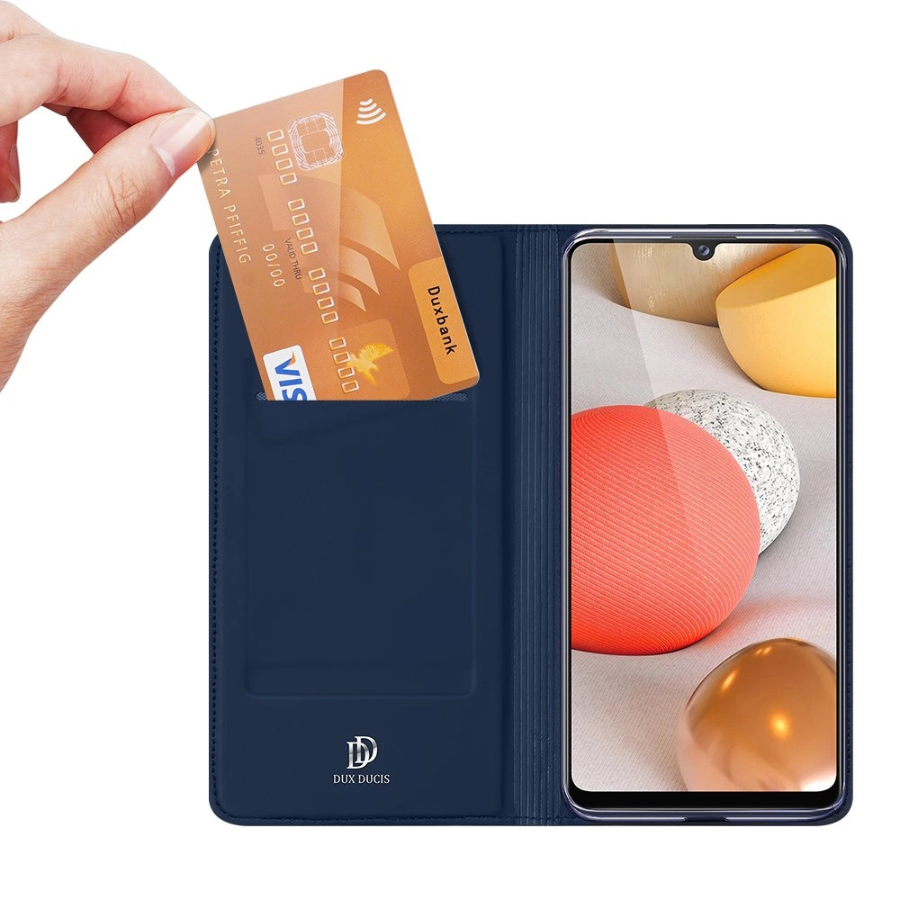 DUX DUCIS Skin Pro Bookcase type case for Samsung Galaxy A42 5G blueeng