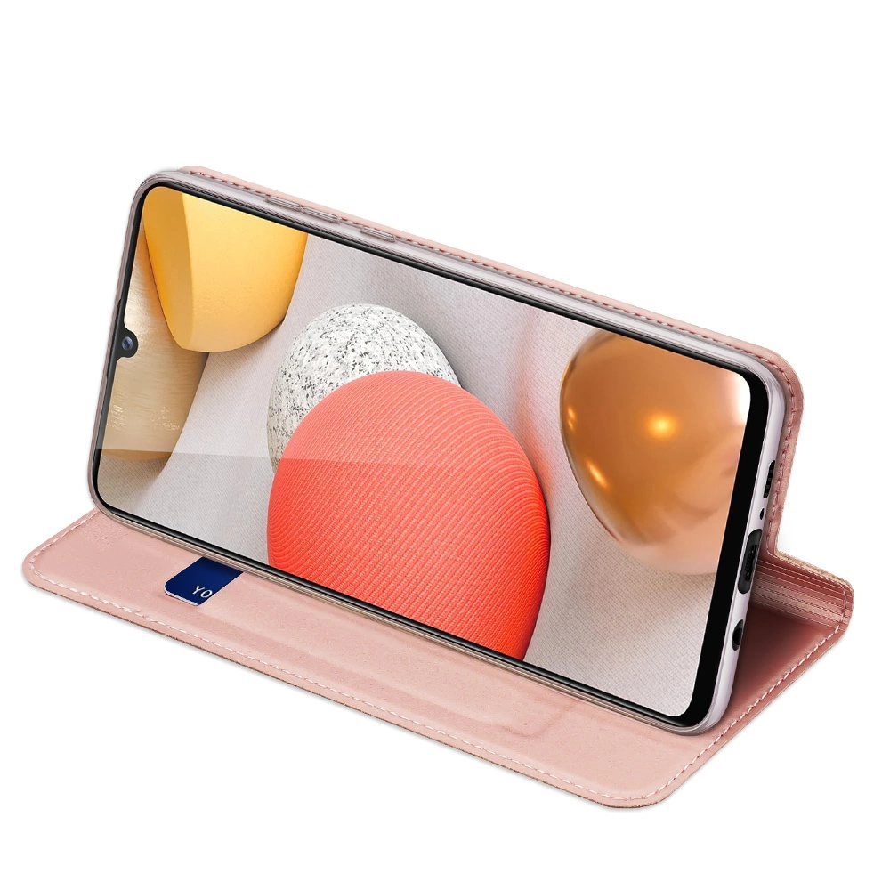 64900_5 DUX DUCIS Skin Pro Bookcase type case for Samsung Galaxy A42 5G pinkeng