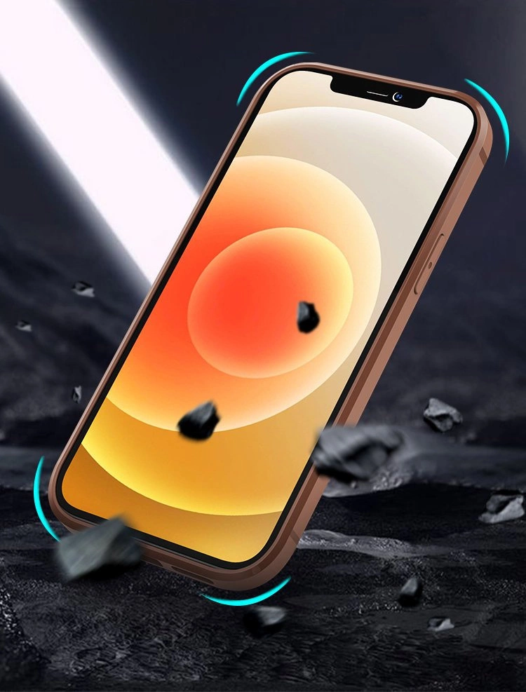 Nillkin Aoge Leather Case Flexible Armored Genuine Leather Case with Pocket for iPhone 12 Mini Blackeng
