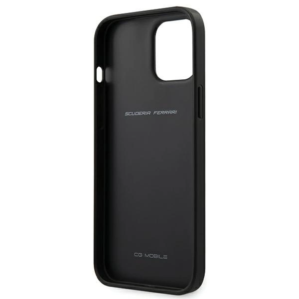 Ferrari FEOGOHCP12LBK iPhone 12 Pro Max 6.7" black/black hardcase Off Track Perforatedeng
