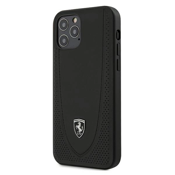 Ferrari FEOGOHCP12MBK iPhone 12/12 Pro 6.1" black/black hardcase Off Track Perforatedeng