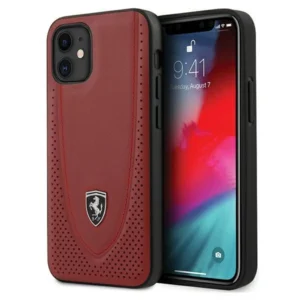 Ferrari FEOGOHCP12SRE iPhone 12 mini 5.4" red/red hardcase Off Track Perforatedeng
