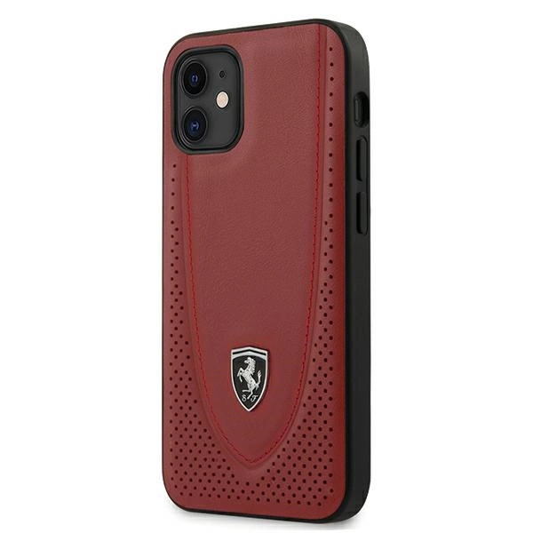 Ferrari FEOGOHCP12SRE iPhone 12 mini 5.4" red/red hardcase Off Track Perforatedeng