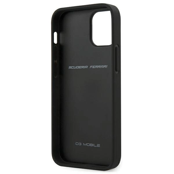Ferrari FESNECHCP12SBK iPhone 12 mini 5.4" black/black hardcase On Track PU Carboneng