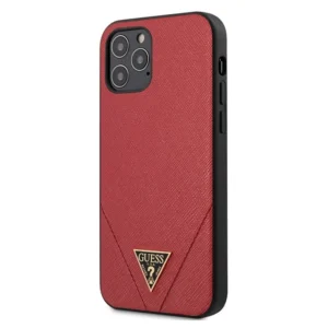 Guess GUHCP12LVSATMLRE iPhone 12 Pro Max 6.7" red/red hardcase Saffianoeng