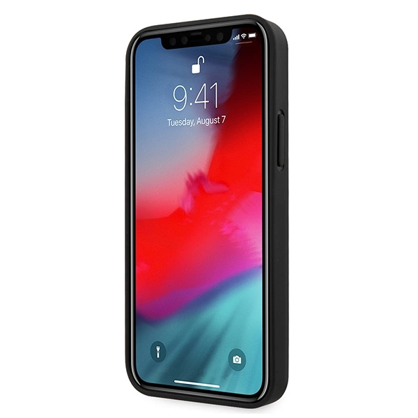 Guess GUHCP12LVSATMLRE iPhone 12 Pro Max 6.7" red/red hardcase Saffianoeng