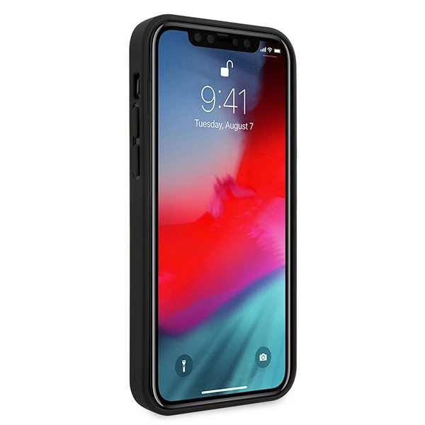 Guess GUHCP12LVSATMLRE iPhone 12 Pro Max 6.7" red/red hardcase Saffianoeng