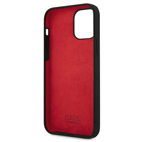 Karl Lagerfeld Silicone Forever Karl Case for iPhone 12 mini 5.4" - blackeng