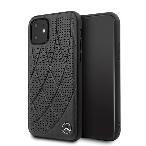 Mercedes MEHCP12SDIQBK iPhone 12 mini 5,4" czarny/black hardcase Bow Lineeng