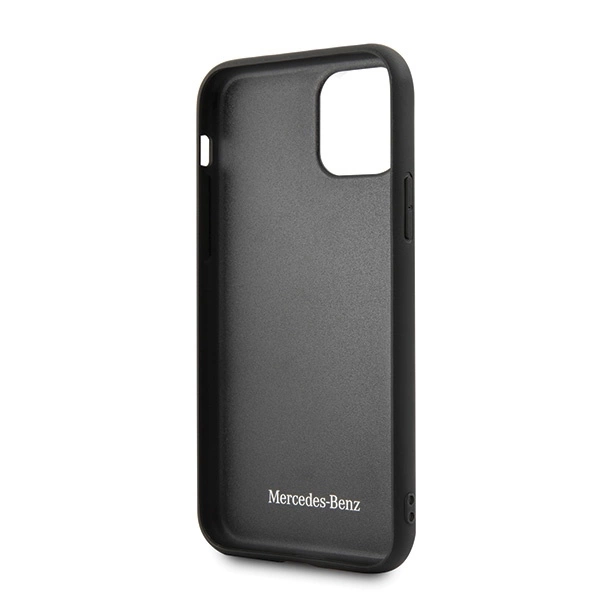 Mercedes MEHCP12SDIQBK iPhone 12 mini 5,4" czarny/black hardcase Bow Lineeng