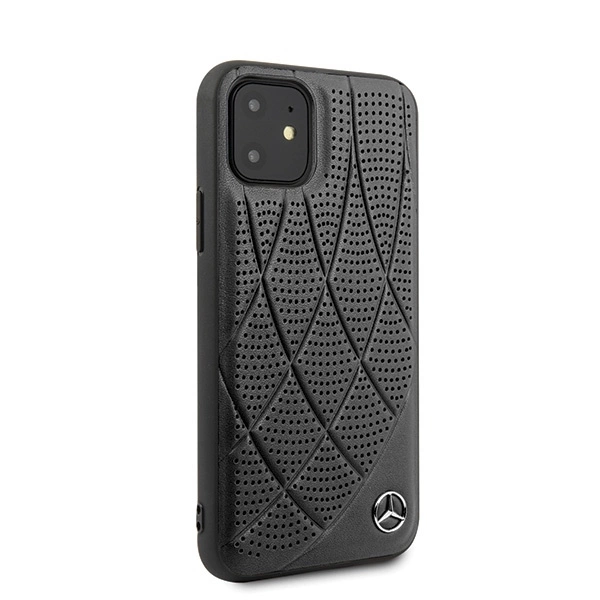 Mercedes MEHCP12SDIQBK iPhone 12 mini 5,4" czarny/black hardcase Bow Lineeng